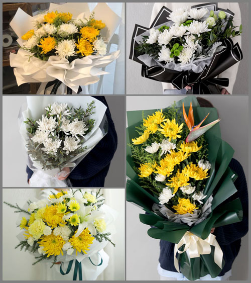 河北保定竞秀区南奇乡白事花束代送
